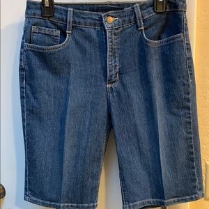 Denim Blue Women's Shorts hi rise Jones New York